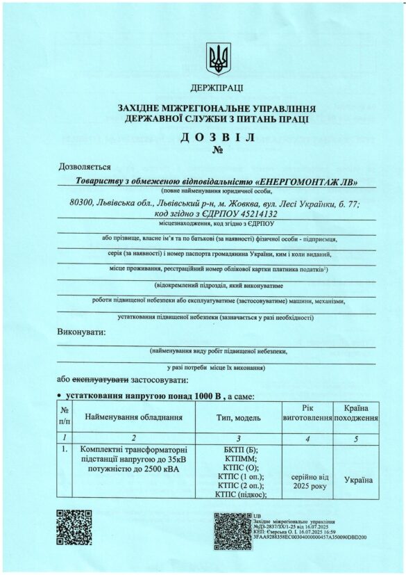 Дозвіл Держпраці